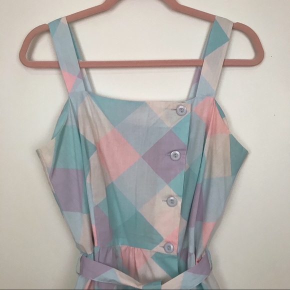 Handmade vintage pin up dress Size 16 - Picture 2 of 6